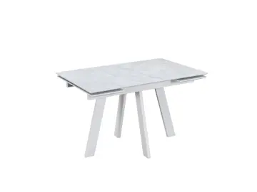 Стол WINGS Жемчужный Перито/Белый раздвижной