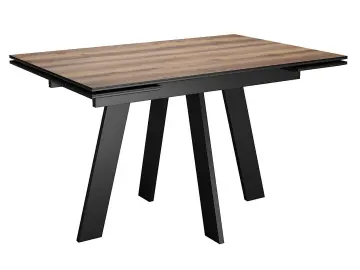 Стол WINGS Дуб делано/Черный раздвижной