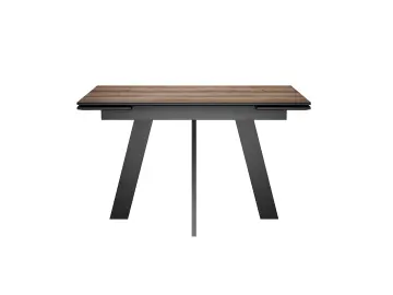 Стол WINGS Дуб делано/Черный раздвижной