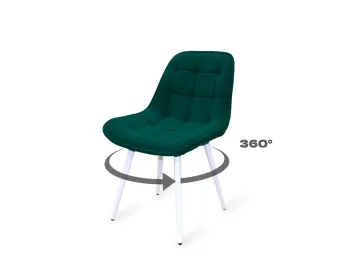 Стул КВАДРО LUXE-R с конусными опорами поворотный