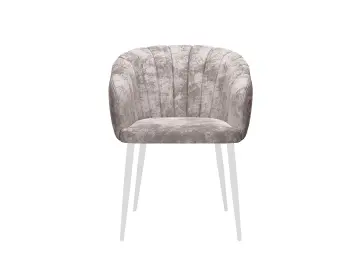 Стул 442 поворотный M02 бежевый/белые