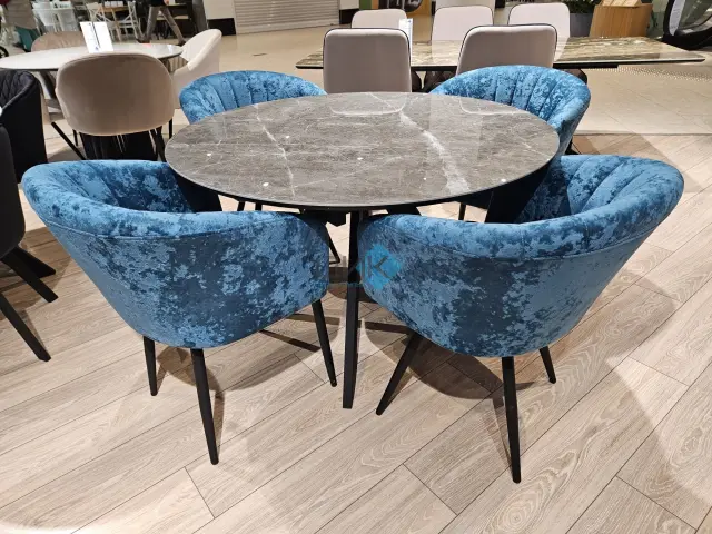 Стул 442 поворотный M19 бирюза 4