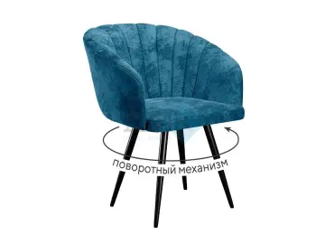 Стул 442 поворотный M19 бирюза