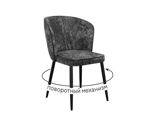 Стул 348 поворотный M14 серый 1