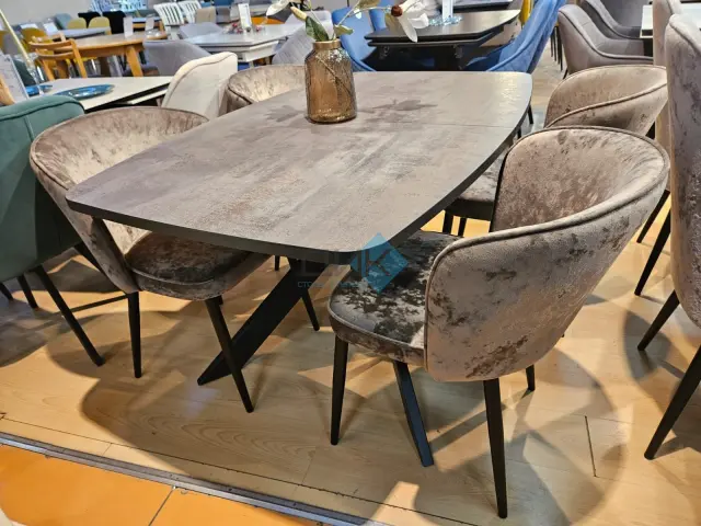 Стул 348 поворотный M05 шоколад 4