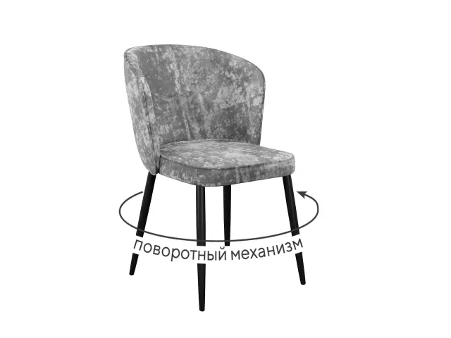 Стул 348 поворотный M13 светло-серый 1