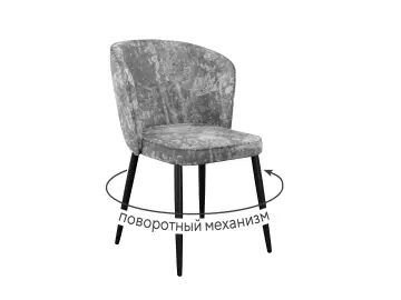Стул 348 поворотный M13 светло-серый