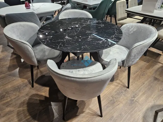 Стул 348 поворотный M13 светло-серый, белый 3