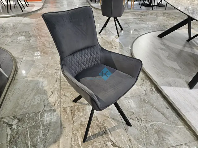 Стул 289 поворотный E31 серый 2