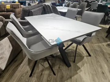 Стул 289 поворотный E28 светло-серый