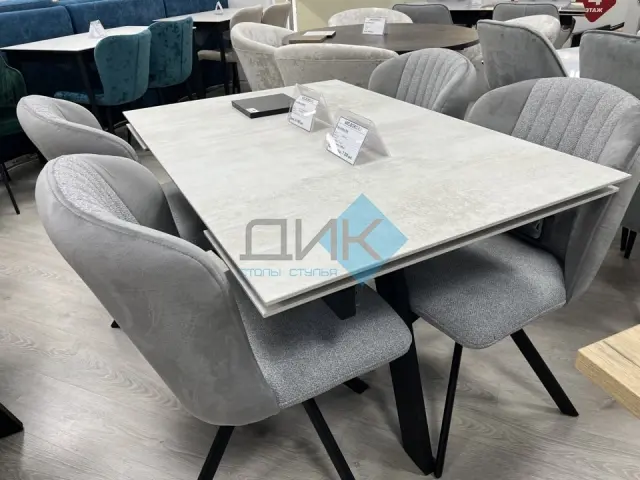 Стул 299 поворотный NS10 GREY/C50 светло-серый 4