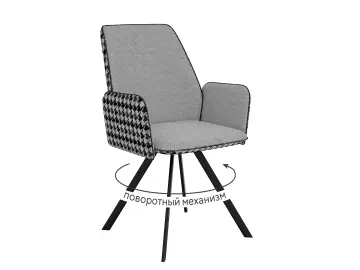 Стул 293 поворотный SB6/A3 светло-серый