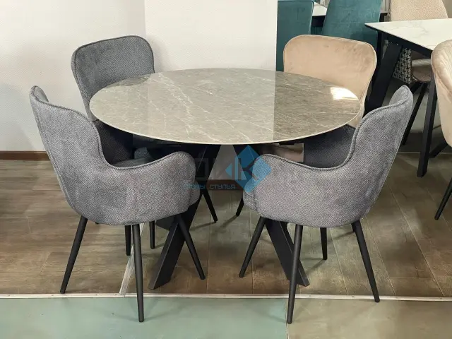 Стул 503 поворотный SB6 светло-серый 2