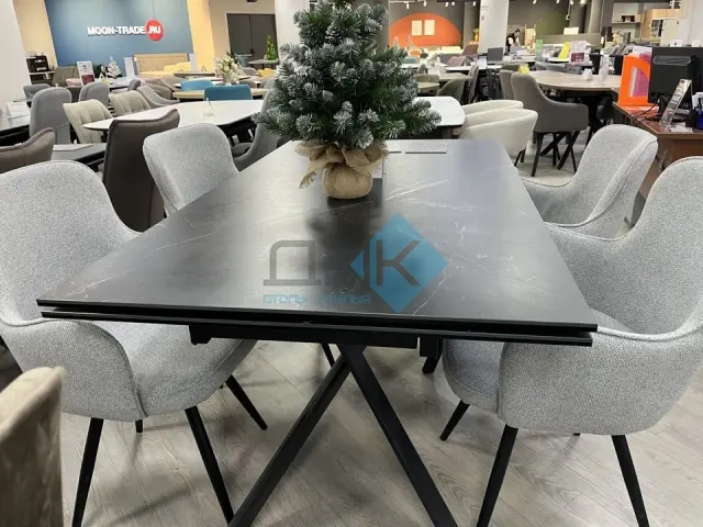 Стул 503 поворотный SB6 светло-серый 3