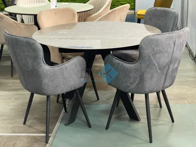 Стул 503 поворотный SB6 светло-серый 5