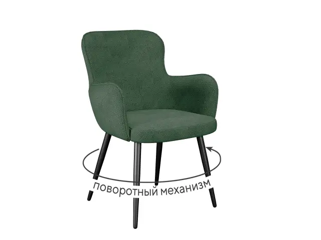Стул 503 поворотный SB1 зеленый 1