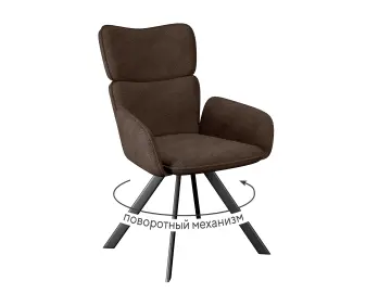 Стул 501 поворотный SB3 шоколад