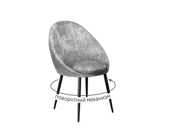 Стул 234 поворотный M13 светло-серый