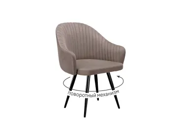 Стул 439 поворотный C43 капучино