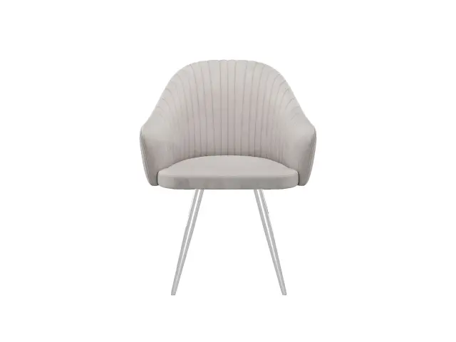 Стул 439 поворотный C103 крем/белые 5