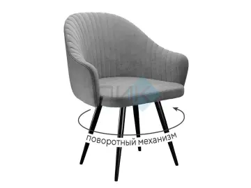 Стул 439 TW09 светло-серый поворотный