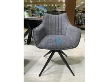 Стул AZALIA VELVET темно-серый 19 поворотный