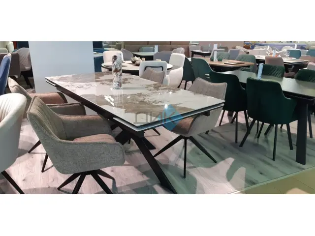 Стул AZALIA VELVET капучинно 35 поворотный 3