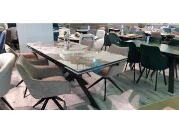 Стул AZALIA VELVET капучинно 35 поворотный