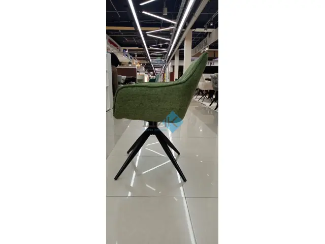 Стул AZALIA VELVET зеленый 77 поворотный 4