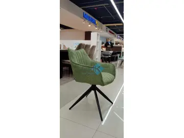 Стул AZALIA VELVET зеленый 77 поворотный