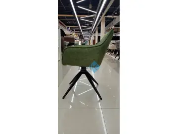 Стул AZALIA VELVET зеленый 77 поворотный