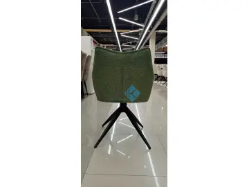 Стул AZALIA VELVET зеленый 77 поворотный