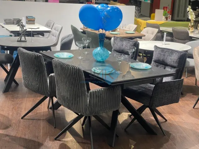 Стул DC24023B поворотный Серый 5