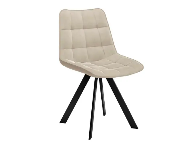 Стул обеденный 229 Поворотный, Микровелюр B03 Beige / опоры черные