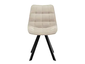 Стул обеденный 229 Поворотный, Микровелюр B03 Beige / опоры черные