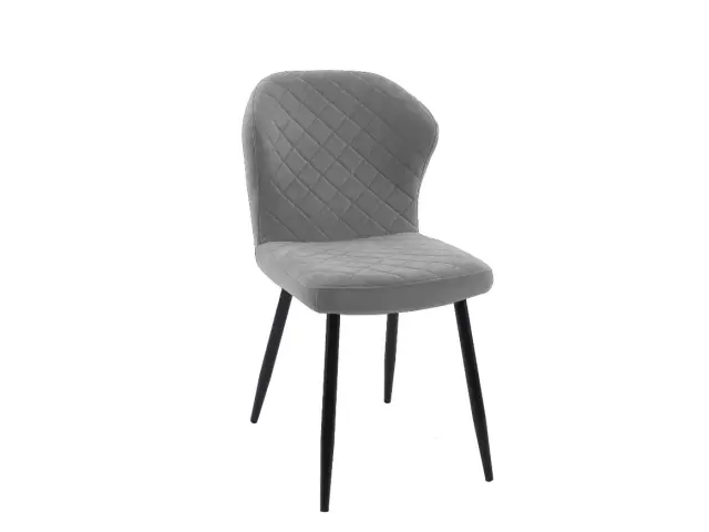 Кухонный стул 239, микровелюр B22 grey, ножки черные