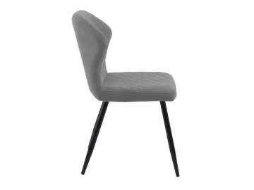 Кухонный стул 239, микровелюр B22 grey, ножки черные