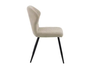 Стул обеденный 239, микровелюр B3 beige, ножки черные