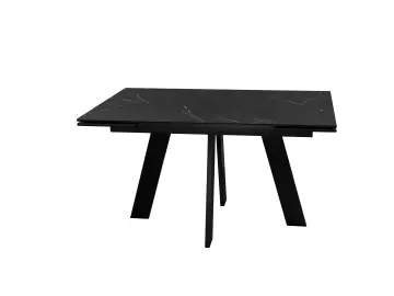 Стол SKM140 Черный мрамор (керамогранит матовый)