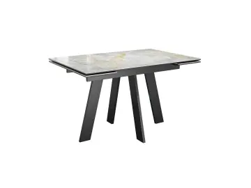 Стол SKM120 Titanium Silver River Polished (керамогранит глянцевый)