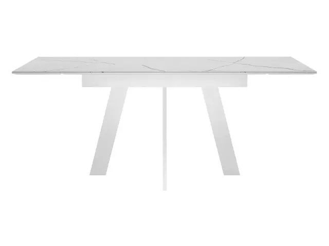 Стол SKM110 Белый мрамор (керамогранит матовый) 2