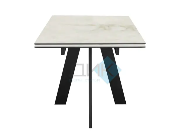 Стол SKM110 Ostra Bianco (керамогранит глянцевый) 5