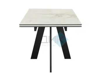 Стол SKM110 Ostra Bianco (керамогранит глянцевый)