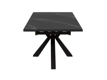 Стол SFE160 Черный мрамор (керамогранит матовый)