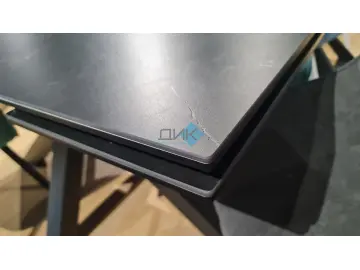 Стол SFE160 Черный мрамор (керамогранит матовый)