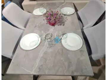 Стол SFE160 Серый мрамор (керамогранит матовый)