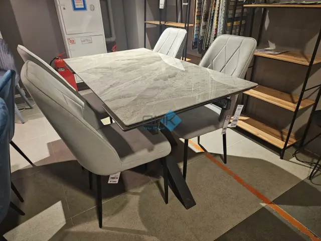 Стол SFE160 Italian Grey (керамогранит глянцевый) 2