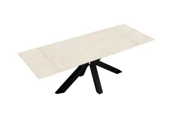 Стол SFE160 Krater Perla (керамогранит бежевый матовый)