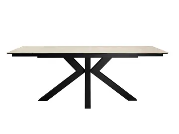 Стол SFE160 Krater Perla (керамогранит бежевый матовый)