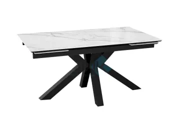 Стол SFE140 Tianshan White (керамогранит полуглянцевый)